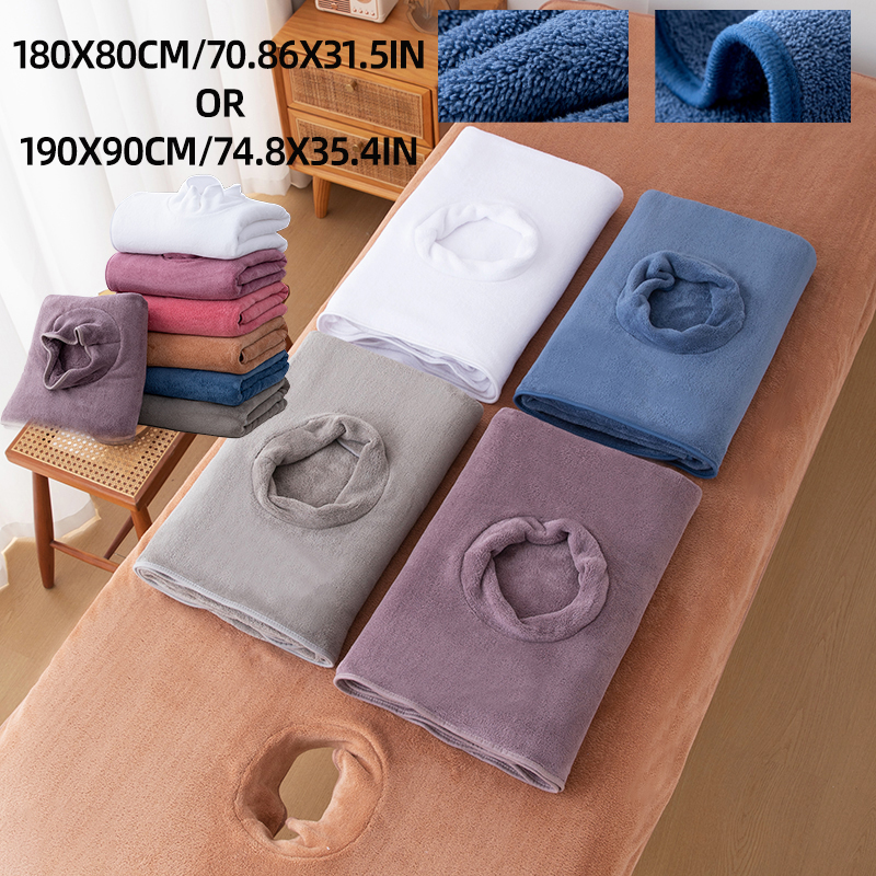 Spa Wellness Beauty - 1Pc Beauty Bed Sheet with Hole