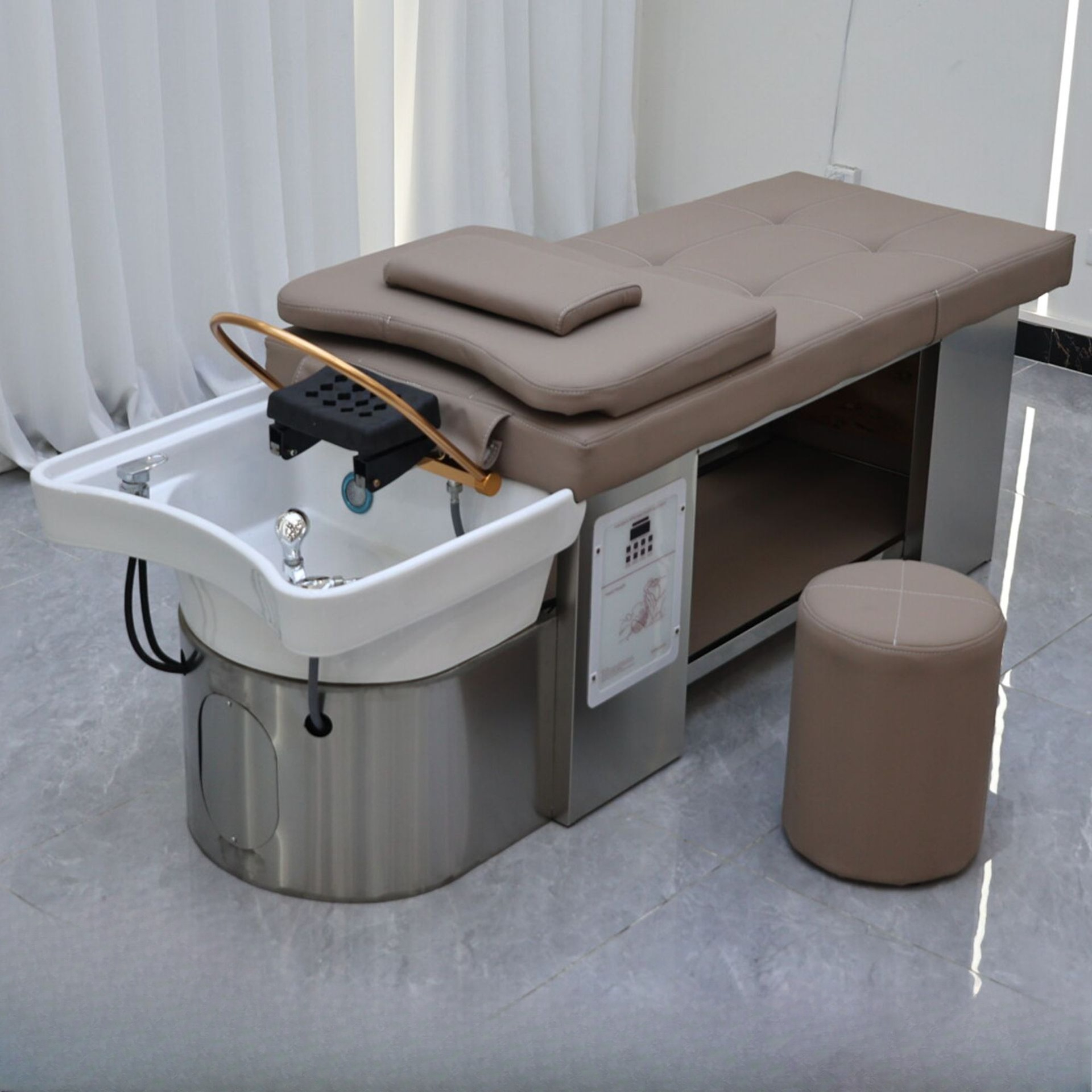 Spa Wellness Beauty - High-end Head Therapy Shampoo Bed, Water