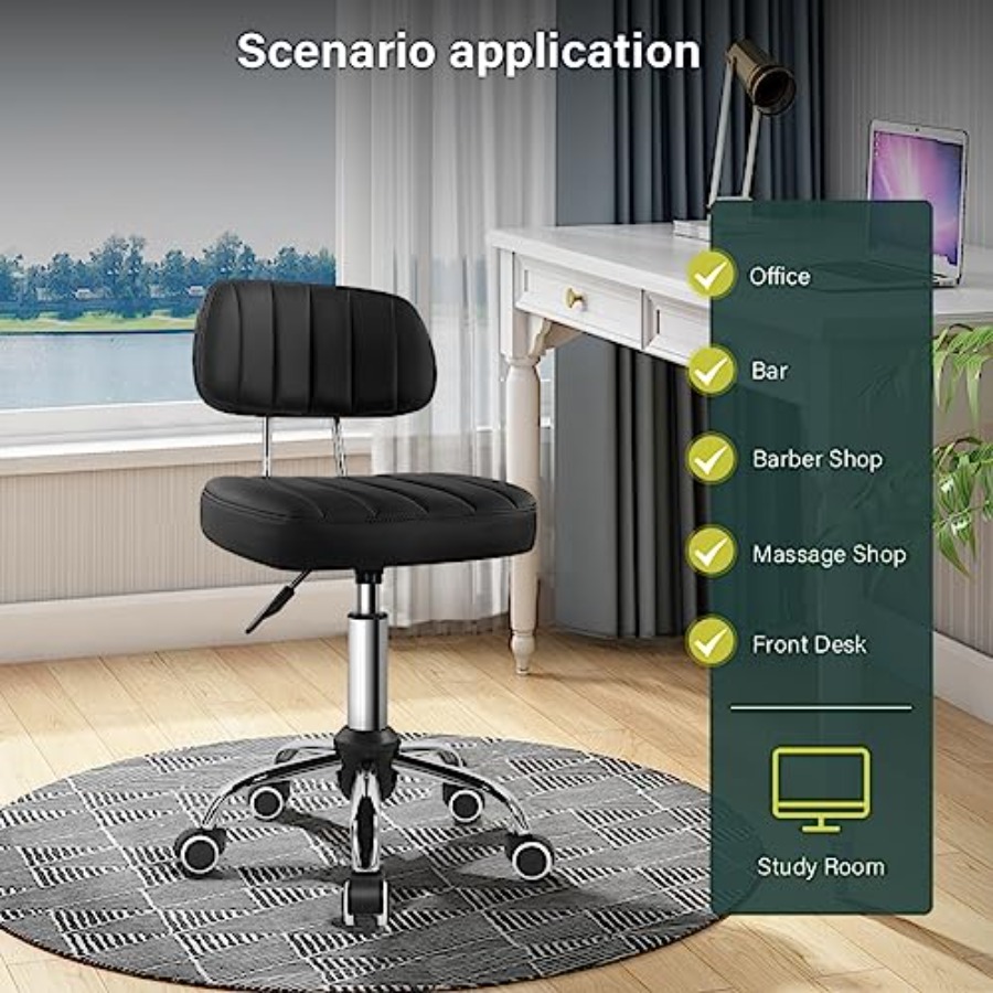 Square Swivel Stool with Wheel - Spa & Wellness Hotel Fitak * * * * ulasan dan harga