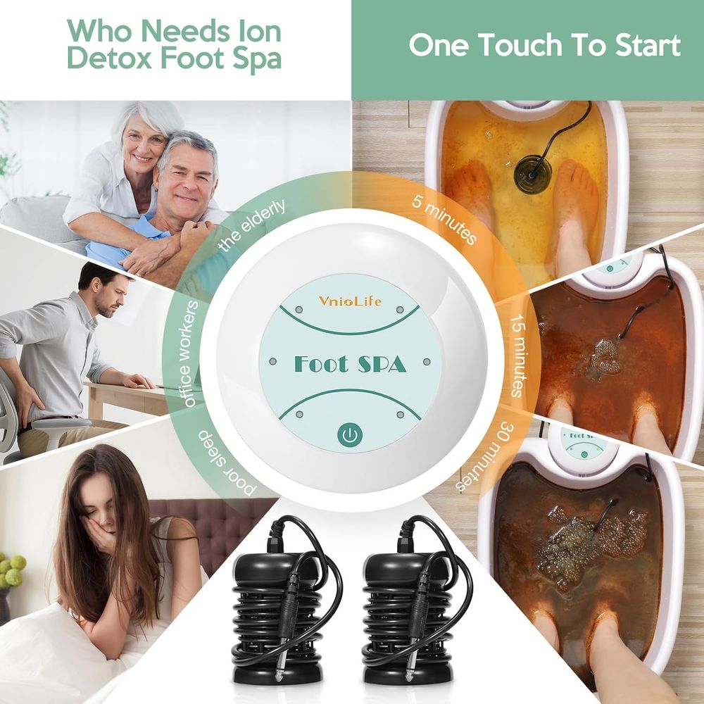 Portable Ionic Foot Spa Detox  - Spa Wellness Beauty ulasan dan harga