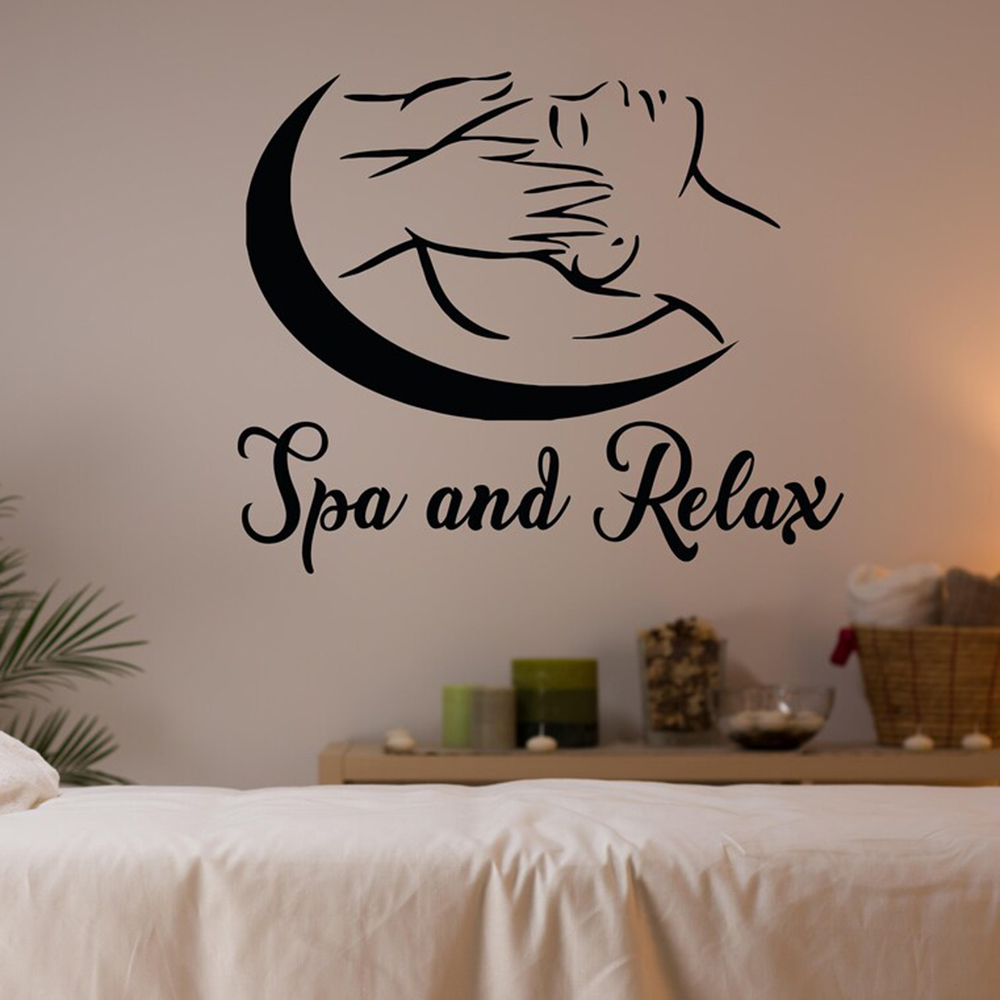 SPA Beauty Salon Wall Decals S - Spa Wellness Beauty ulasan dan harga
