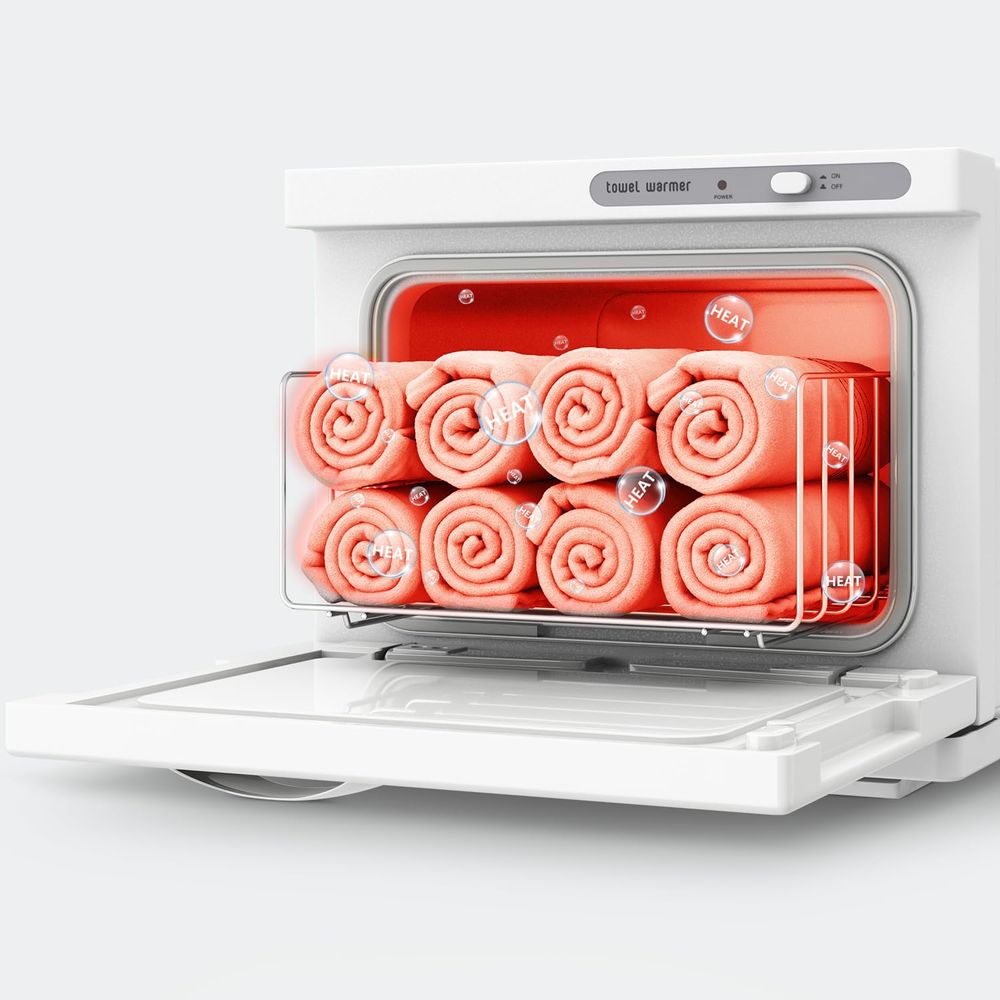 Compact 8L White Towel Warmer  - Spa & Wellness Hotel Fitak * * * * ulasan dan harga