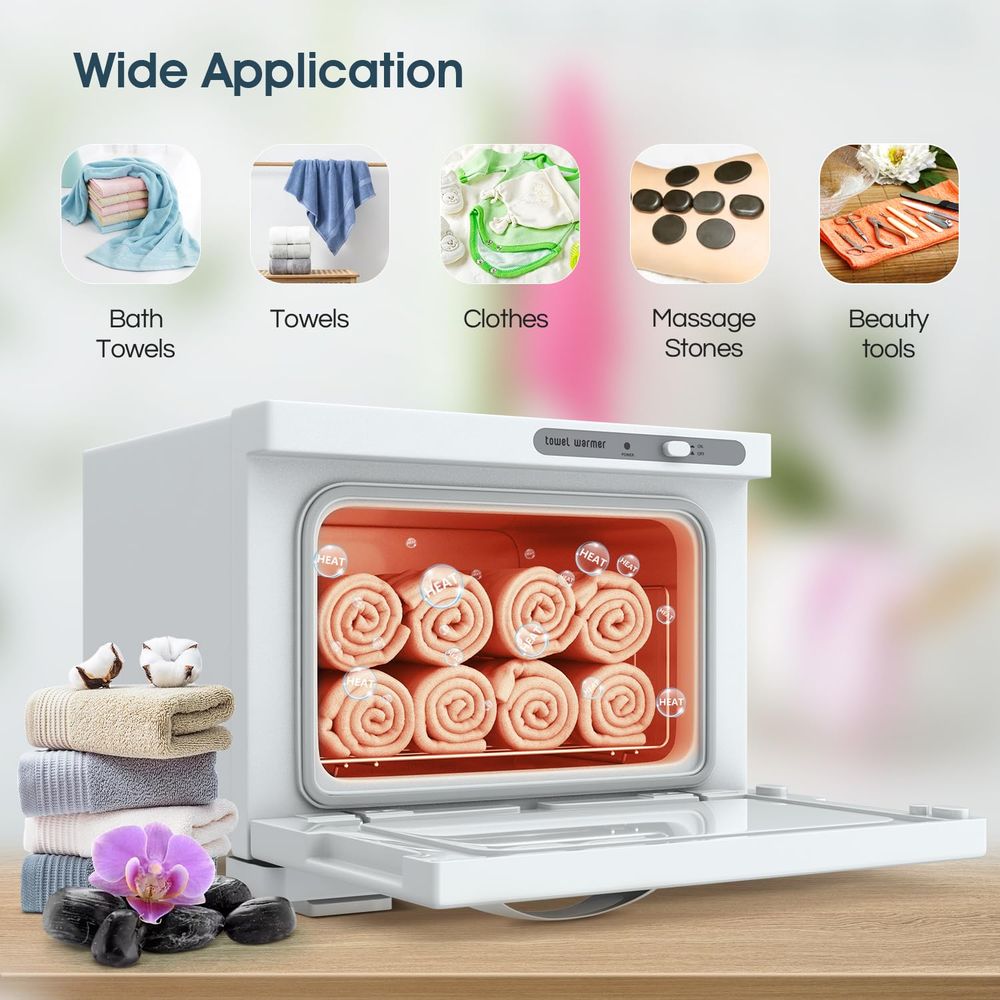 Compact 8L White Towel Warmer  - Spa & Wellness Hotel Fitak * * * * ulasan dan harga