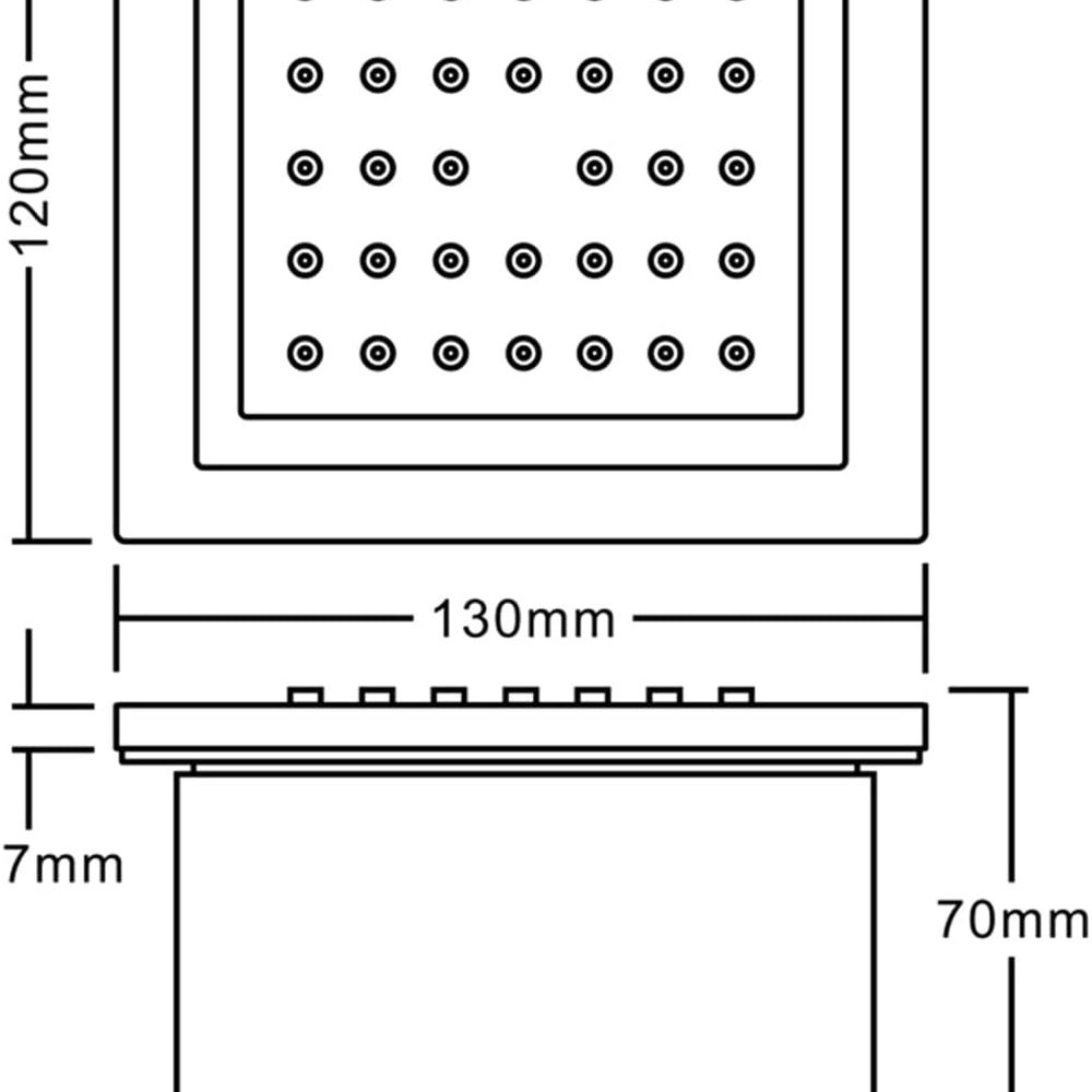 4-Piece Solid Brass Square Sho - Spa & Wellness Hotel Fitak * * * * ulasan dan harga