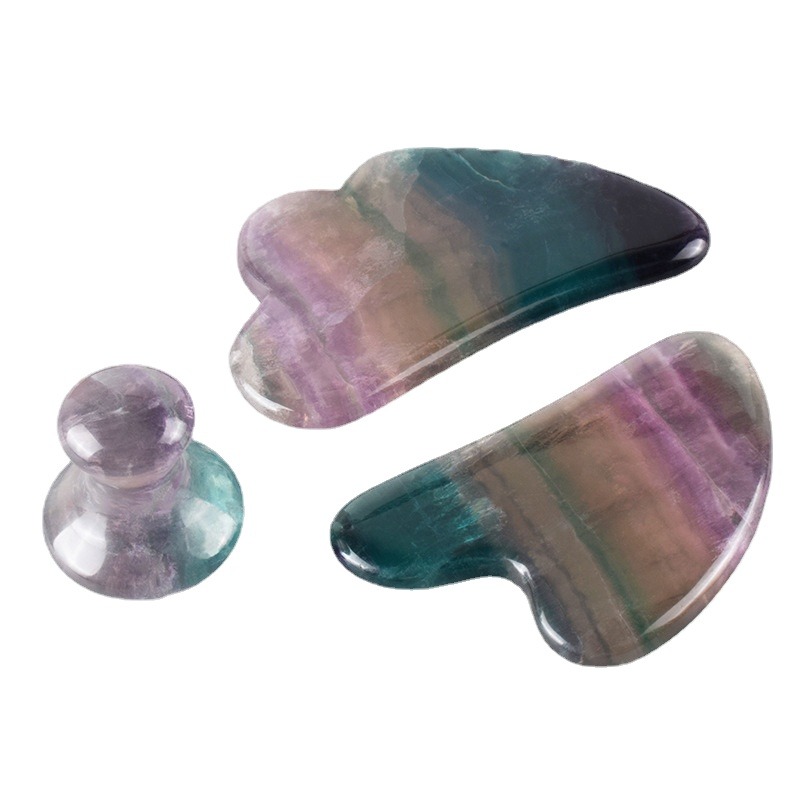 Natural Jade Massager Fluorite - Spa Wellness Beauty ulasan dan harga